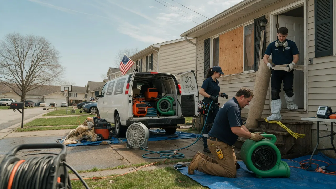 Water Damage Restoration in Bringhurst, IN near me